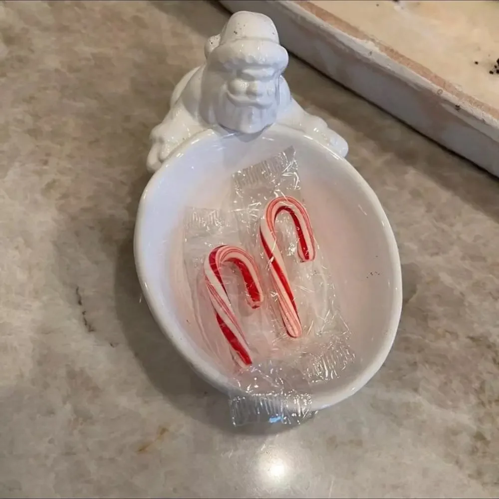 Vintage Williams Sonoma Santa candy dish  christmas
